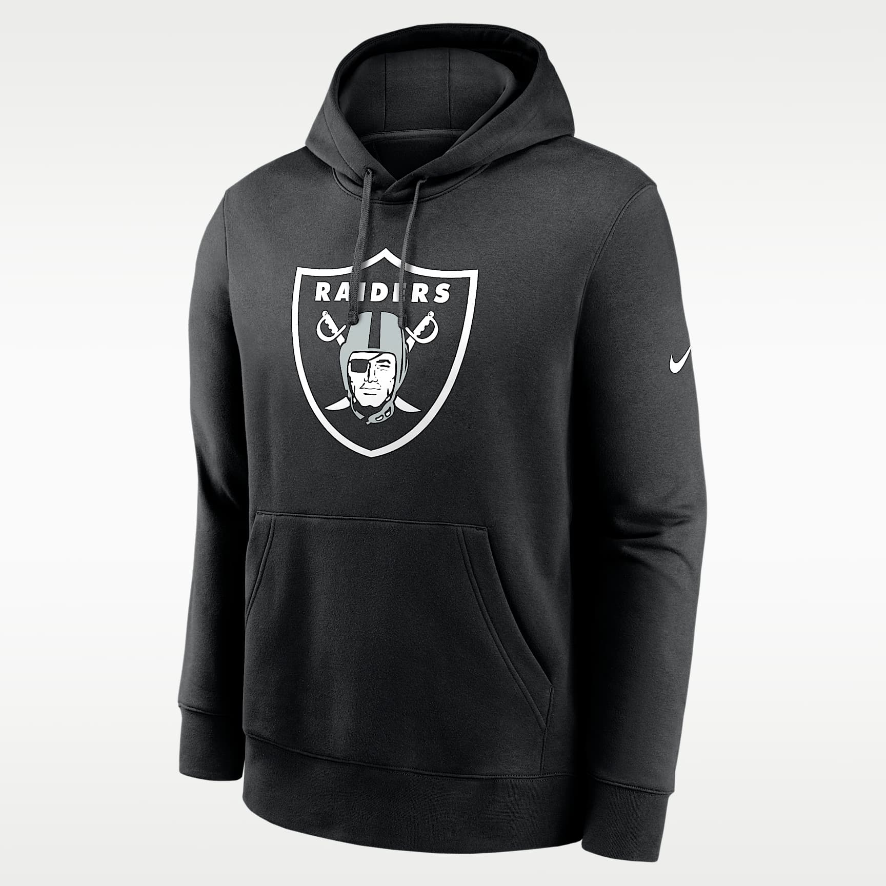 NFL Las Vegas Raiders パーカー ブラック Las Vegas Raiders Men's Nike NFL Pullover Hoodie. Nike LU